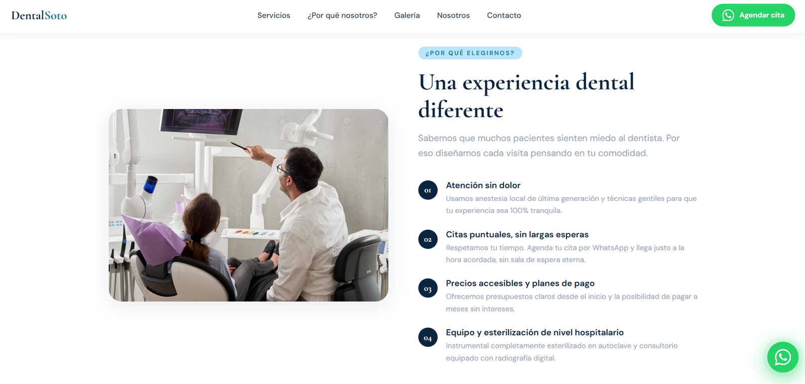 Clínica dental — sonrisa sana